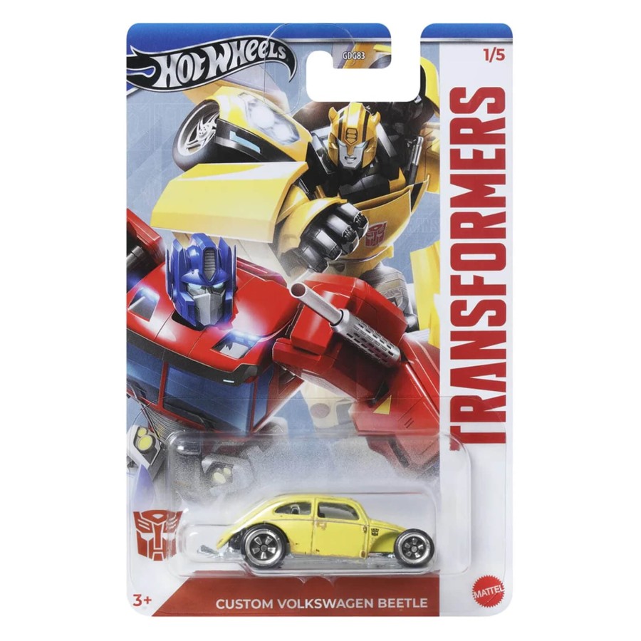 Hot Wheels Transformers Car Silver Series Die-Cast Metal 1:64