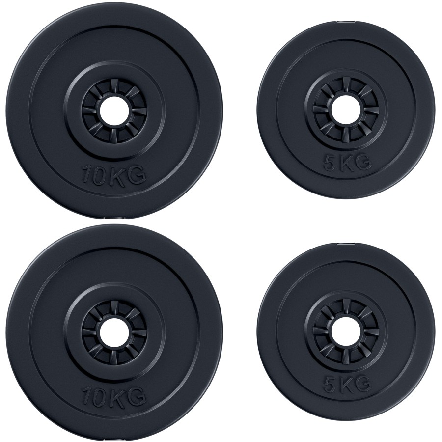 Click to view product details and reviews for Homcom 4 Piece Dumbell Barbell Plate Set 2 X 5kg And 2 X 10kg For Home Gym. Click to view product details and reviews for Homcom 4 Piece Dumbell Barbell Plate Set 2 X 5kg And 2 X 10kg For Home Gym.