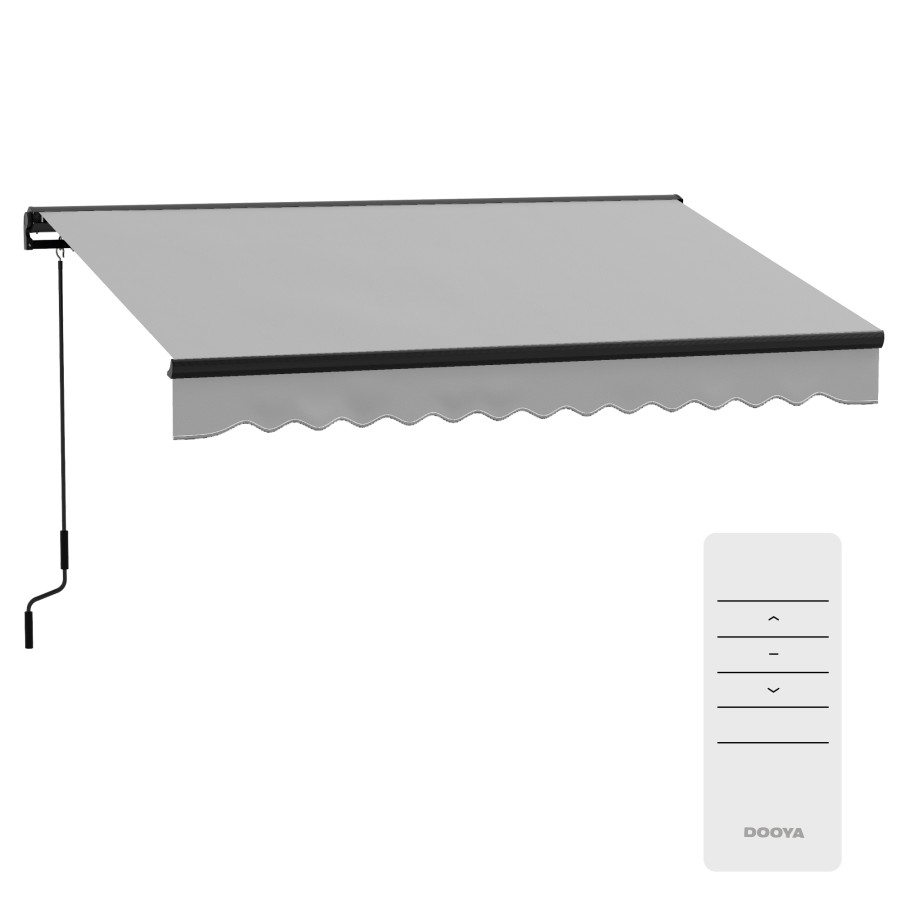 Click to view product details and reviews for 3 X 2m Electric Retractable Awning Light Grey.