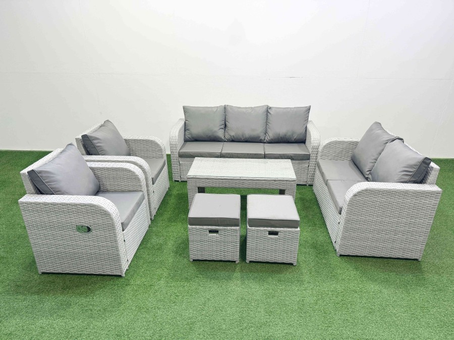 Click to view product details and reviews for Fimous Pe Rattan Garden Furniture Set Adjustable Chair Sofa Double Love Seat 2 Seater Sofa Lounge Set Rectangular Coffee Table 2 Stools Light Grey. Click to view product details and reviews for Fimous Pe Rattan Garden Furniture Set Adjustable Chair Sofa Double Love Seat 2 Seater Sofa Lounge Set Rectangular Coffee Table 2 Stools Light Grey.
