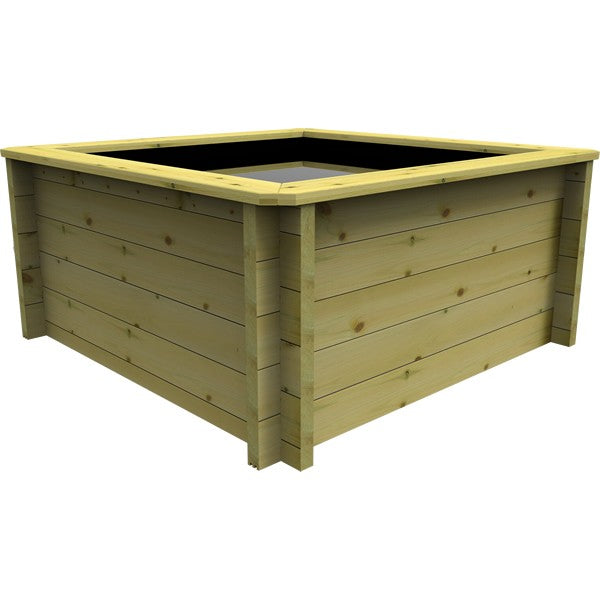 The Garden Timber Company Wooden Fish Ponds 2x1.5m 965mm Height 1959L | Real Aquatics