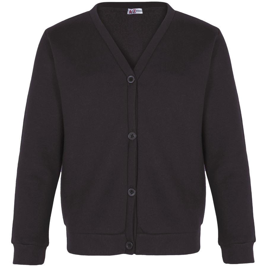 Click to view product details and reviews for Kids Girls Scouts School Uniform Cardigan Brushed Fleece Cardigan 9 10 Years Black.