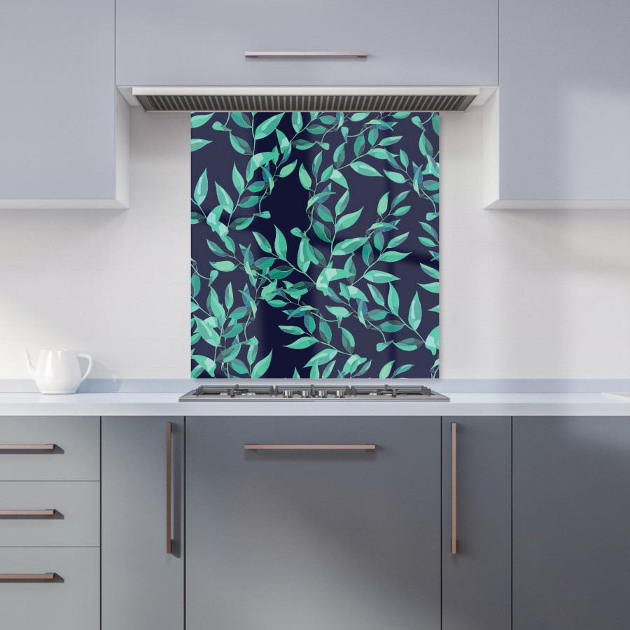 Click to view product details and reviews for Delicate Green Foliage Kitchen Splashback W700mm X H750mm.