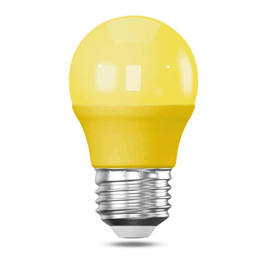Click to view product details and reviews for 4w Led Golf Ball Light E27 Coloured Bulb Party Light For Decor 5450 Yellow.