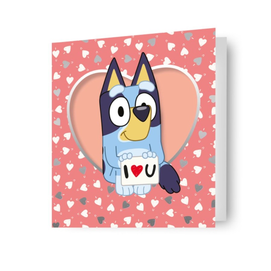 Click to view product details and reviews for Bluey I Love You Valentines Day Card.