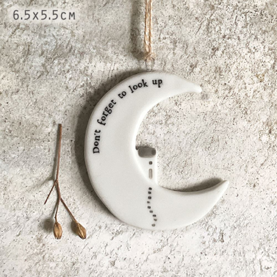 Click to view product details and reviews for Porcelain Hanger Look Up Keepsake Hanging Decoration Inspiration Tag.
