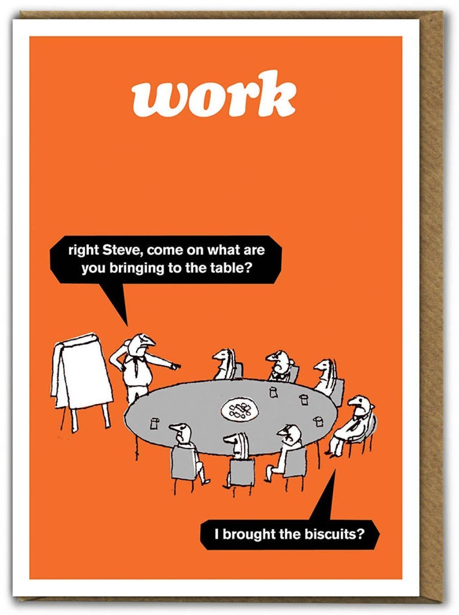 Click to view product details and reviews for Funny Card Work Biscuits Card.