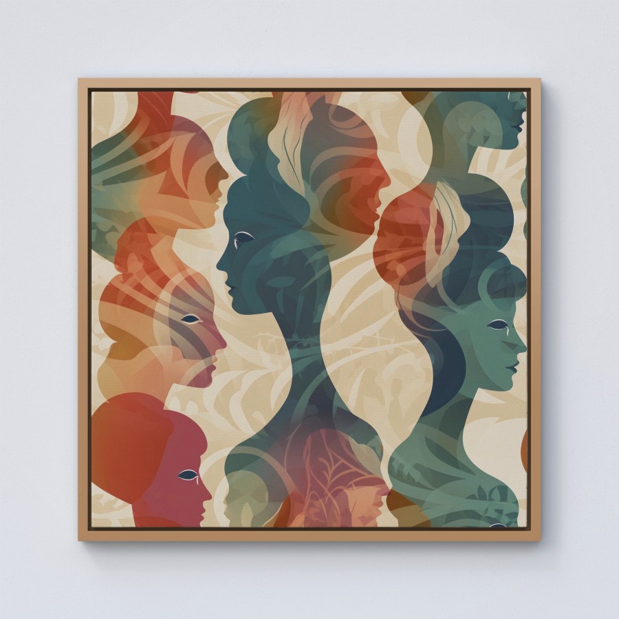 Click to view product details and reviews for Coloured Silhouette Framed Canvas 10 X 10 Pine.