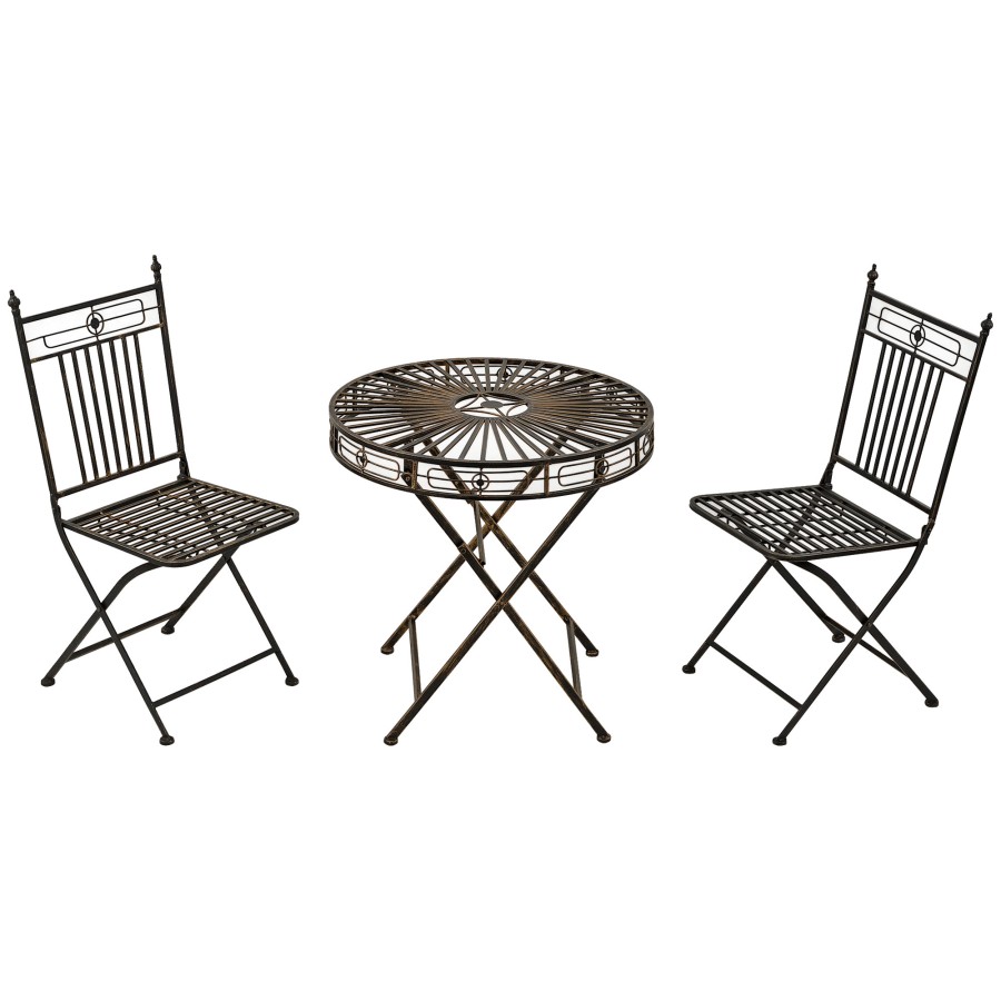 Click to view product details and reviews for Outsunny 3pcs Garden Bistro Set With 2 Folding Chair And 1 Table Bronze. Click to view product details and reviews for Outsunny 3pcs Garden Bistro Set With 2 Folding Chair And 1 Table Bronze.