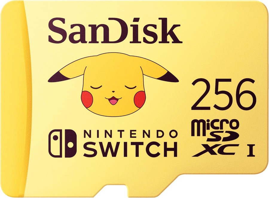 Click to view product details and reviews for Sandisk 256gb Microsdxc Uhs I Memory Card Nintendo Switch Pikachu.
