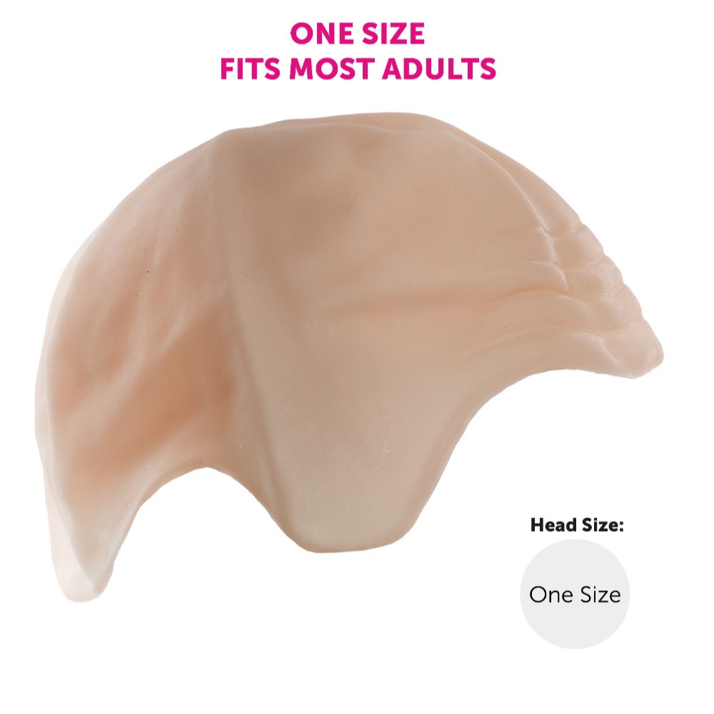 "I'm too sexy for my shirt" costume – white vest with black print & bald cap (adults)