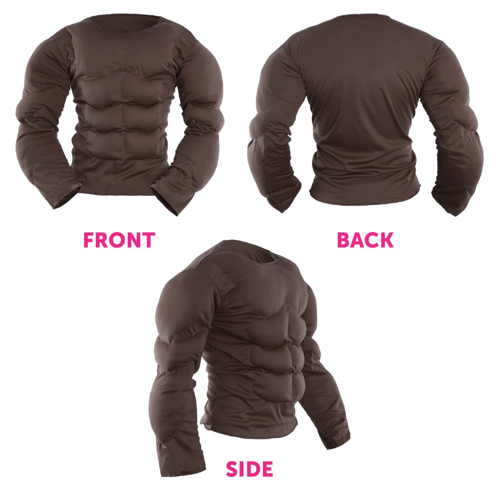 Adults Brown Muscle Chest