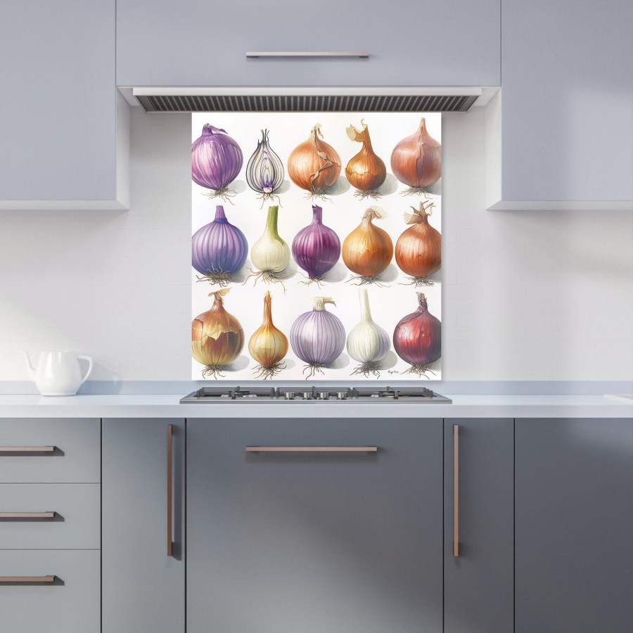 Click to view product details and reviews for Onion Spectrum Nature’s Palette Kitchen Splashback W700mm X H750mm.