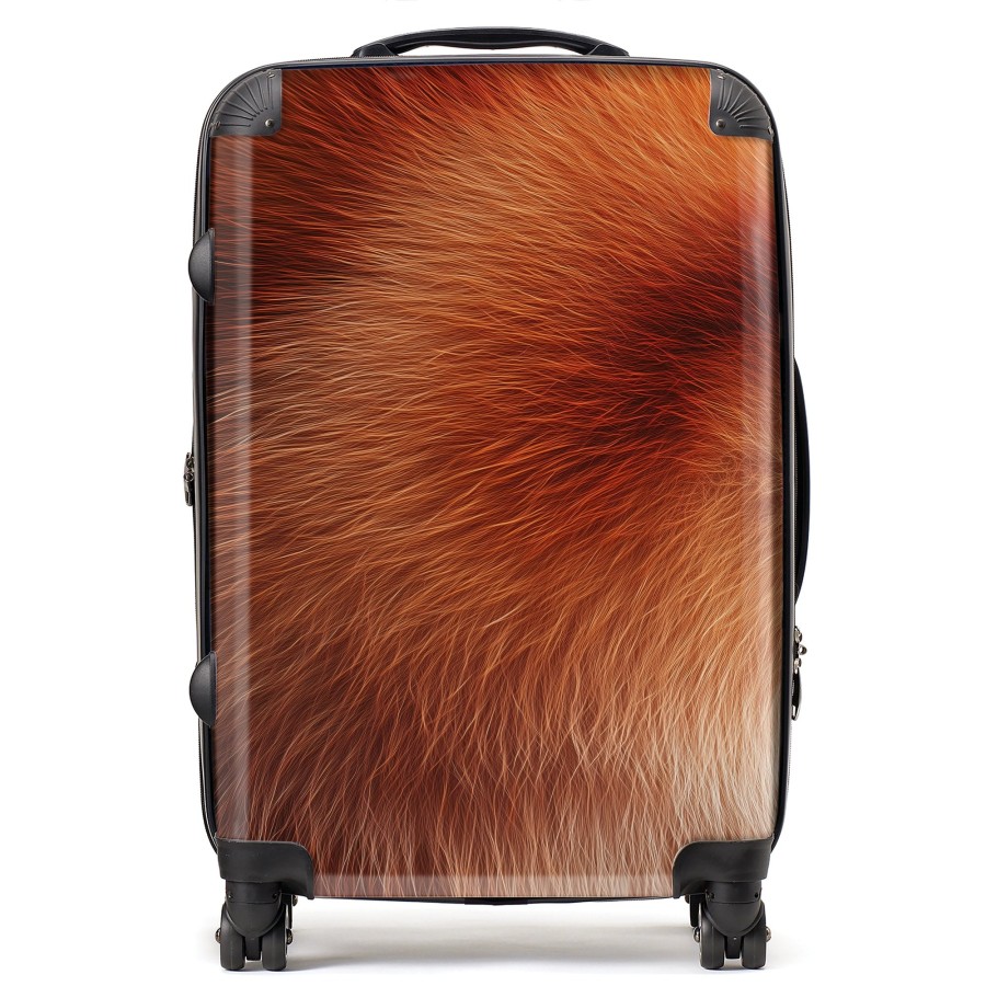 Click to view product details and reviews for Red Panda Fur Print Suitcase Medium.