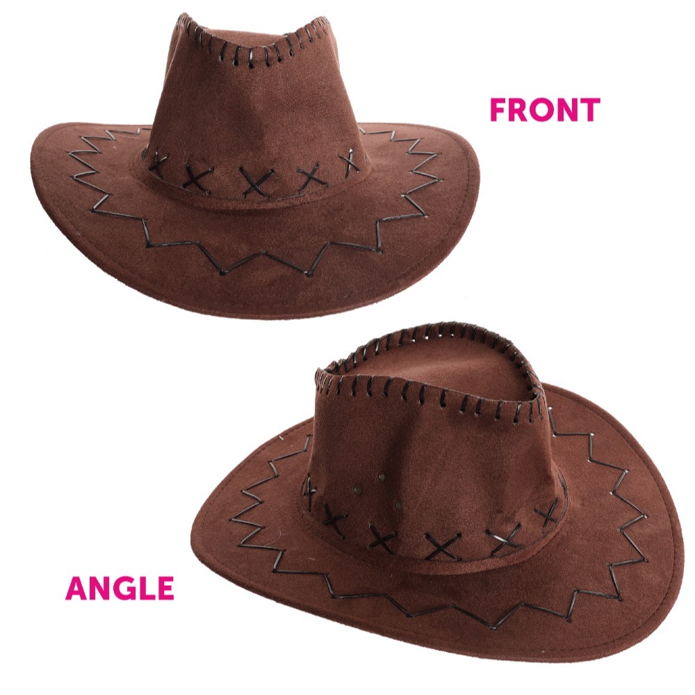 Adults Rizz Robot Accessory Set | 2 Pcs | Cowboy Hat & Chain