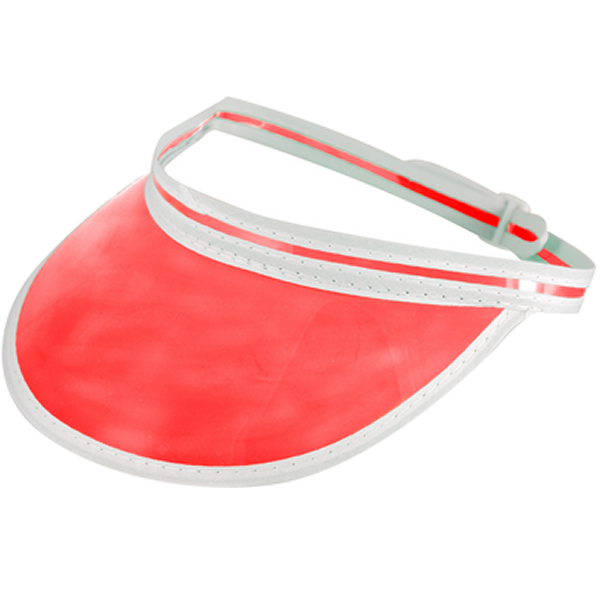 Red Poker Golf Visors For Adults
