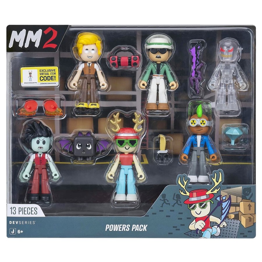 Murder Mystery 2 Dev Series Powers Pack Mix Match Figures 13 Pieces