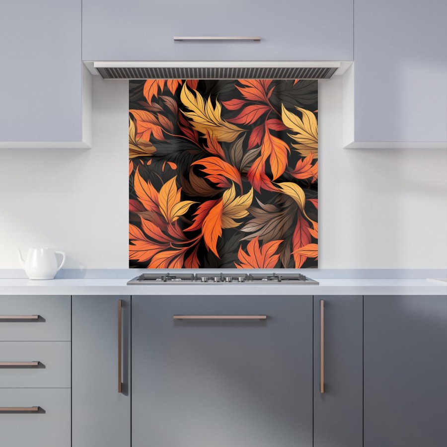 Click to view product details and reviews for Autumn Leaves Design Kitchen Splashback W600mm X H600mm.
