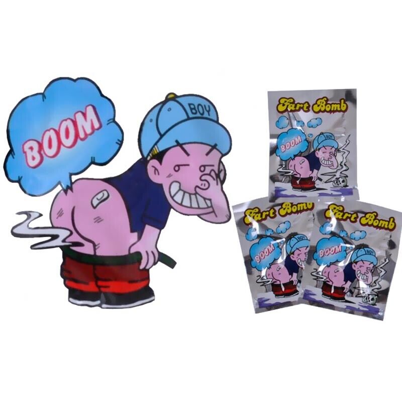 Pack of 20 Fart Bomb Bags Silver