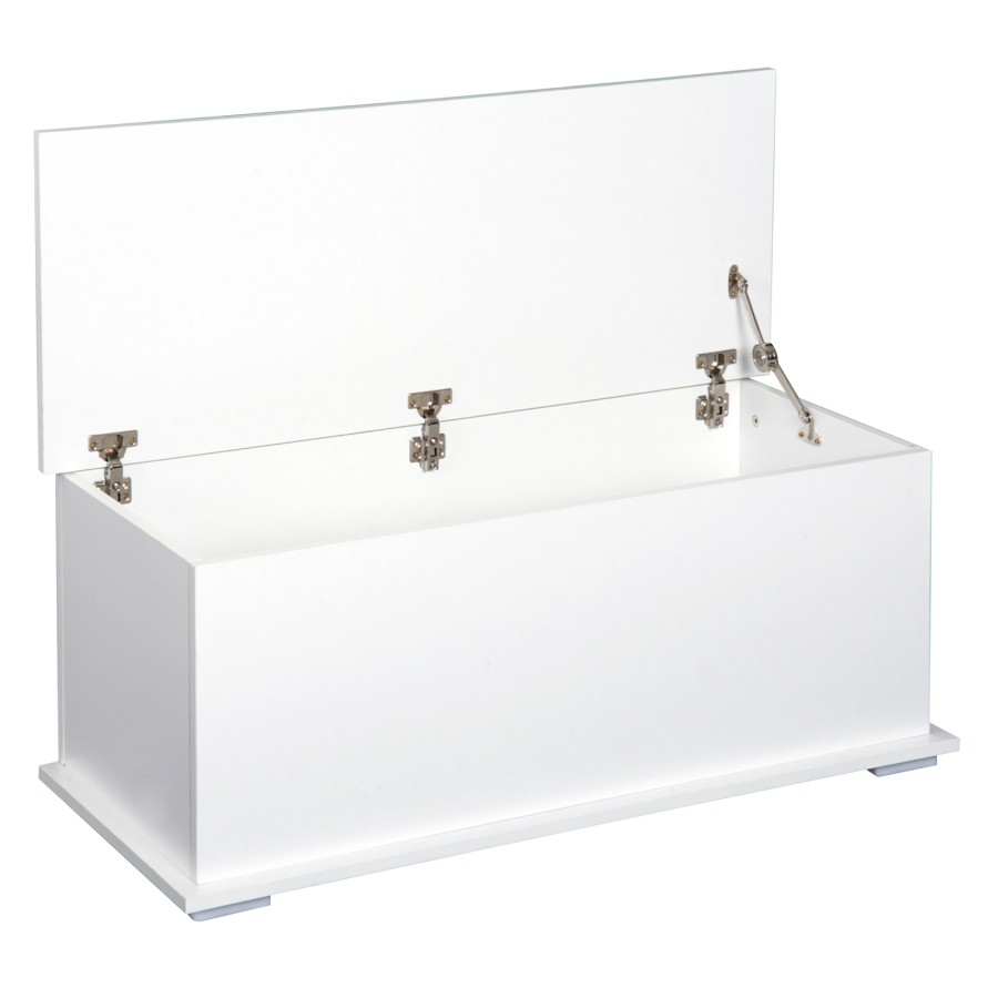 Click to view product details and reviews for White Chipboard Storage Box With Lid.