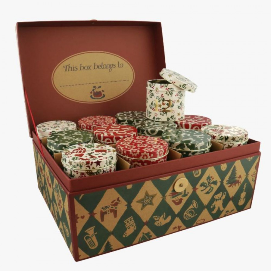 Emma Bridgewater Christmas Joy 24 Luxury Advent Tins 