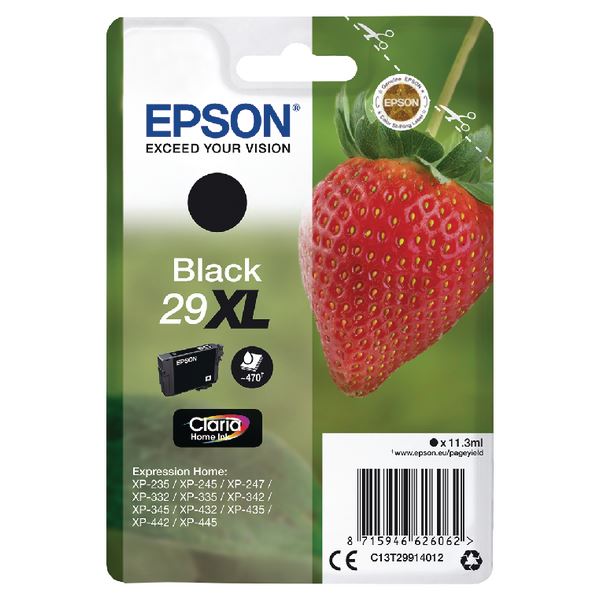 Epson 29Xl Black Inkjet Cartridge - EP62606