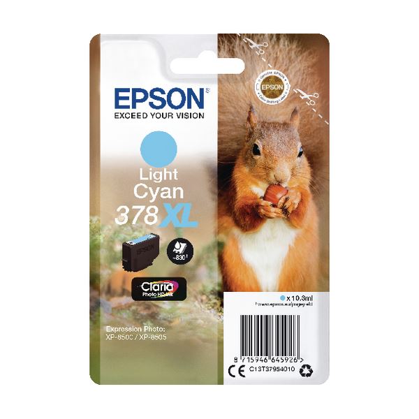 Click to view product details and reviews for Epson 378xl Light Cyan Photo Hd Ink Ep64592.
