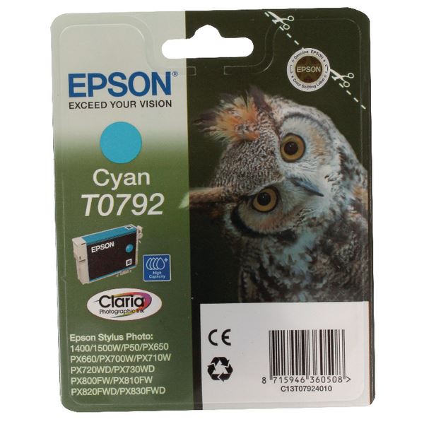 Epson T079 Cyan Ink Cartridge - EP79240