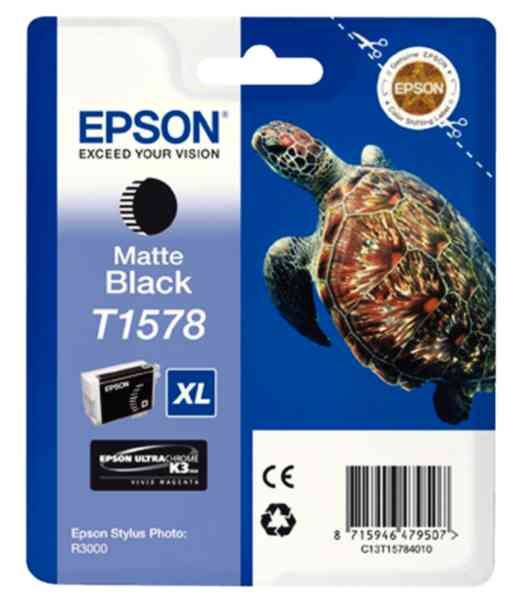 Epson T1578 Matte Black Ink - EP47950