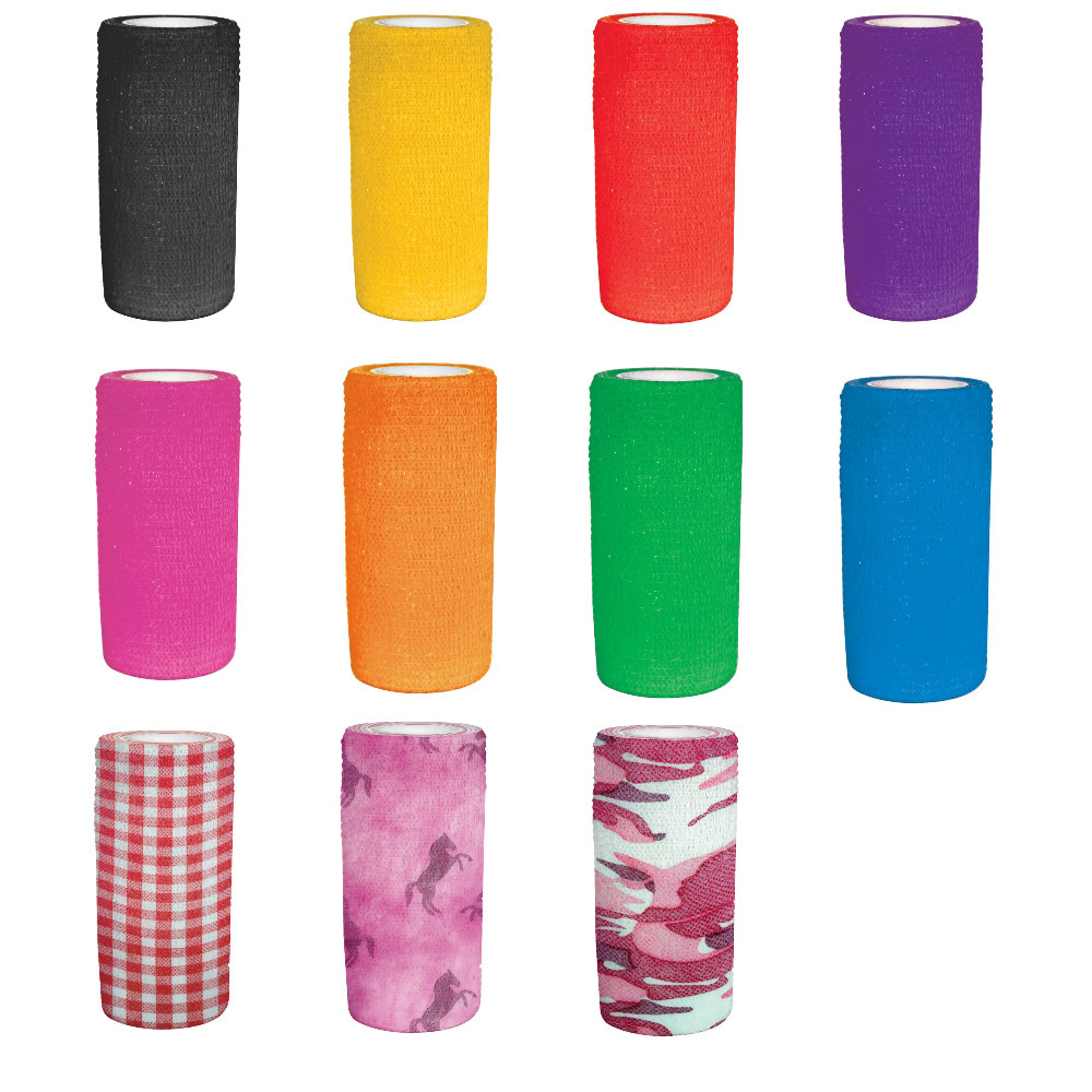 Equestrian Cohesive Bandage Sport 4.5 meters Various Colours- Perry Esquestrian