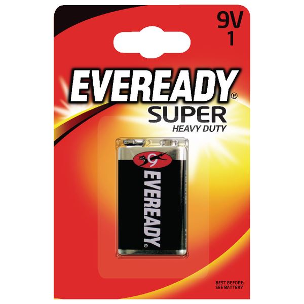 Eveready Super Heavy Duty 9V Battery - ER12701