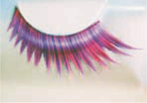 Eye Lashes Fun Purple & Pink