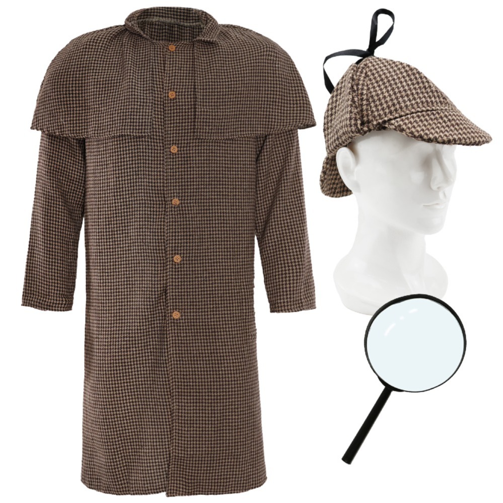Sherlock Inspired Menâs Detective Costume Standard