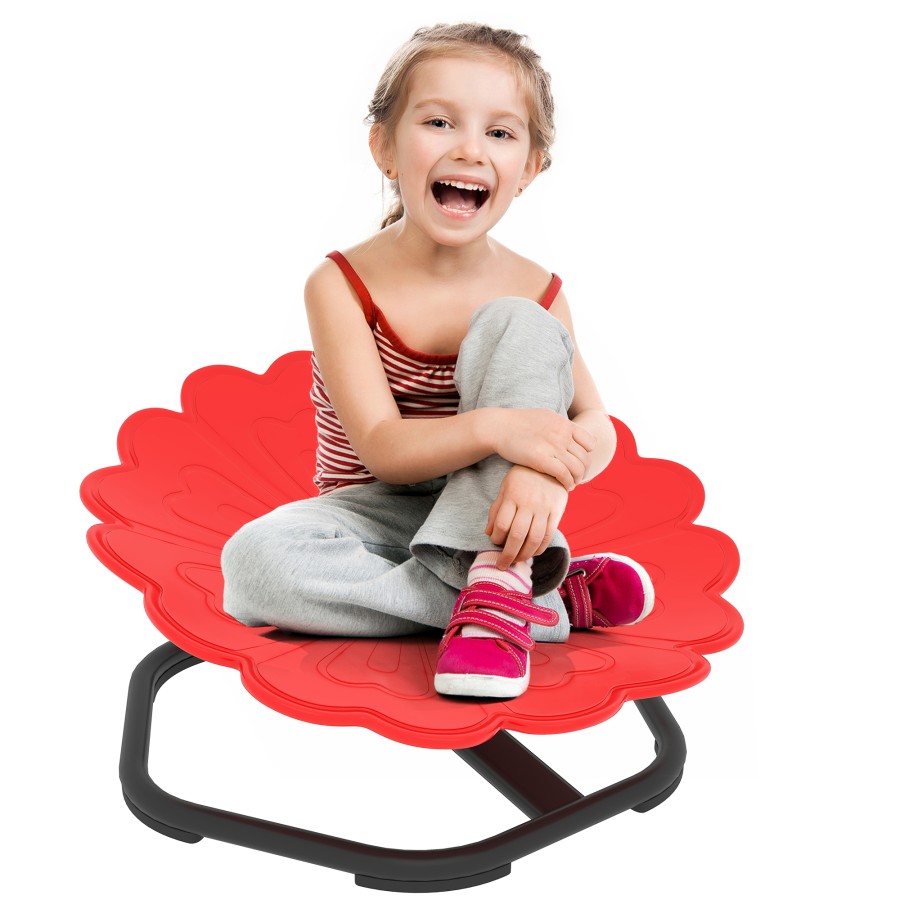 AIYAPLAY Sensory Spinning Chair, Kids Swivel Chair, Red