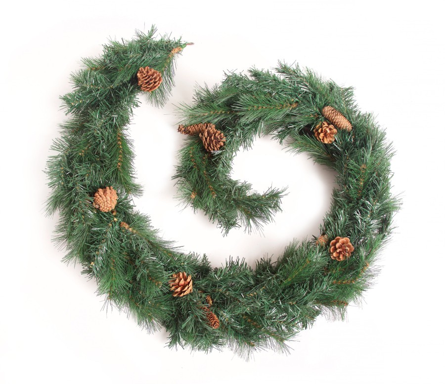 Click to view product details and reviews for Best Artificial 6ft 9ft 12ft Colorado Pine Christmas Garland With Pine Cones Optional Lights 6ft 180cm No.