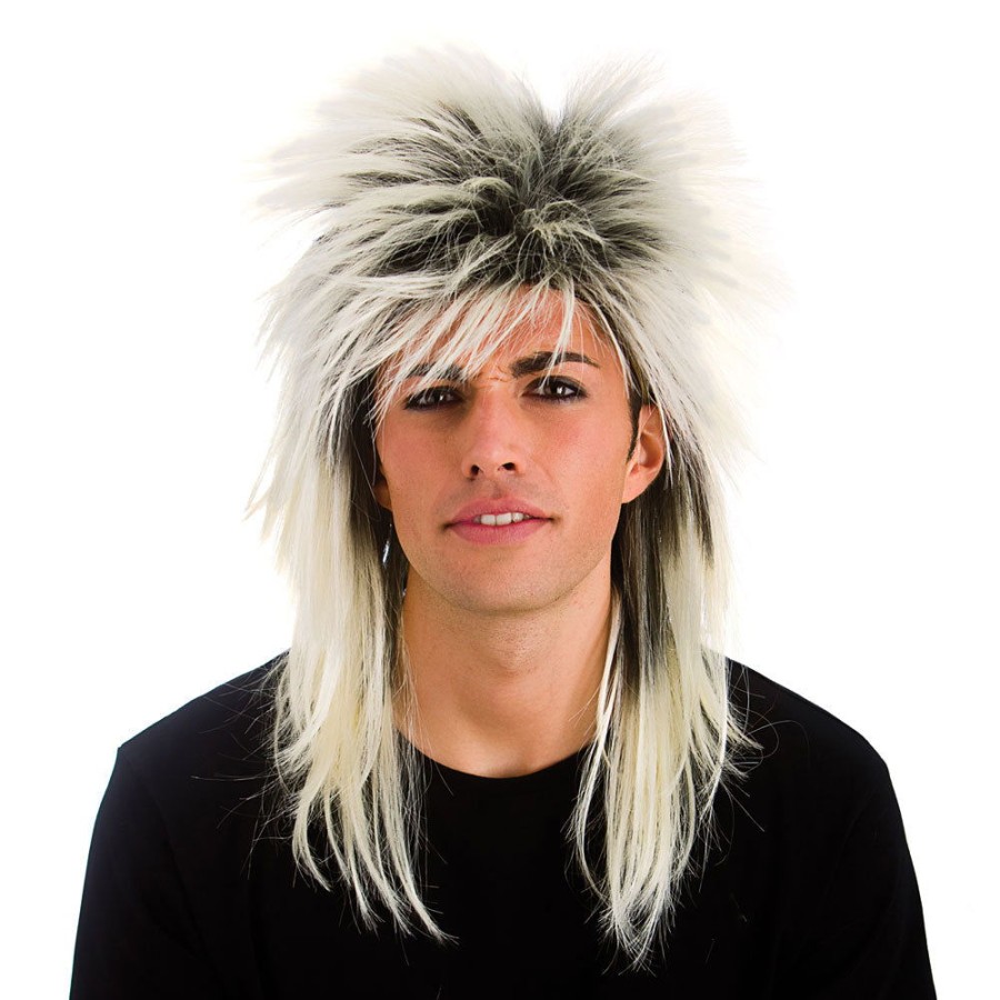 Click to view product details and reviews for 80s Rockstar Unisex Blonde Fancy Dress Wig Costume Accessory.