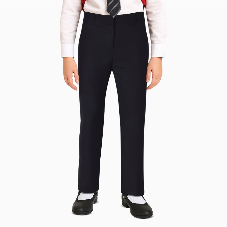 Click to view product details and reviews for Kids Girls Pants Plain School Uniform Pull Up Regular Fit School Trousers 3 16 11 12 Years Black.