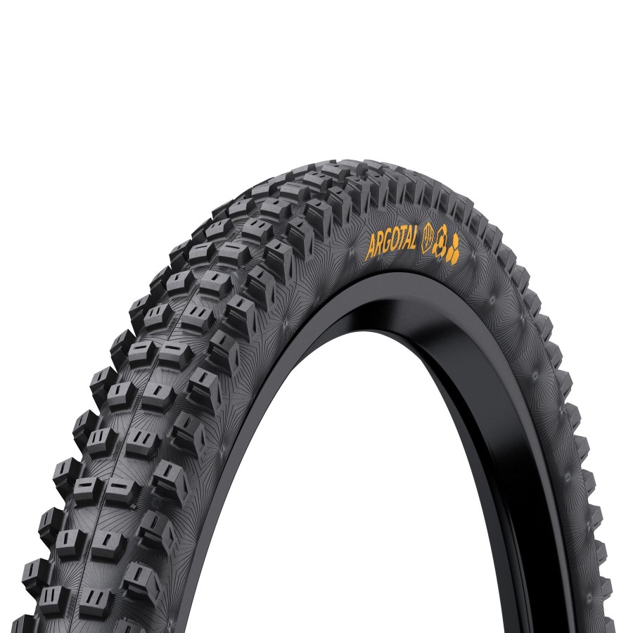 CONTINENTAL ARGOTAL DOWNHILL TYRE - SOFT COMPOUND FOLDABLE 2022: BLACK & BLACK 29X2.40" - TYC102000