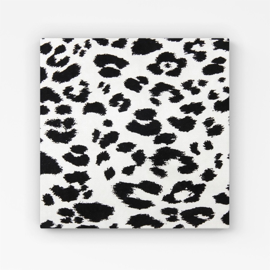 Click to view product details and reviews for Black Leopard Print Canvas Extra Large 40 X 40.