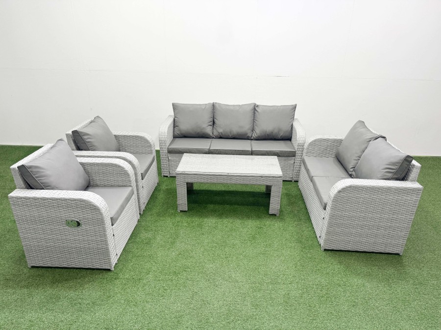 Click to view product details and reviews for Fimous Pe Rattan Garden Furniture Set Adjustable Chair Sofa Double Love Seat 2 Seater Sofa Lounge Set Rectangular Coffee Table Light Grey. Click to view product details and reviews for Fimous Pe Rattan Garden Furniture Set Adjustable Chair Sofa Double Love Seat 2 Seater Sofa Lounge Set Rectangular Coffee Table Light Grey.