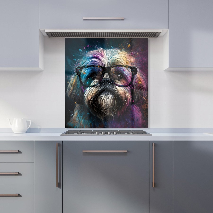 Click to view product details and reviews for Lharsa Apso Dog Face Splashart Kitchen Splashback W600mm X H650mm.