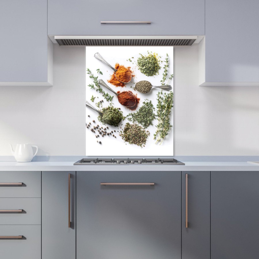 Click to view product details and reviews for Herbal Essence In Spoons Kitchen Splashback W600mm X H750mm.
