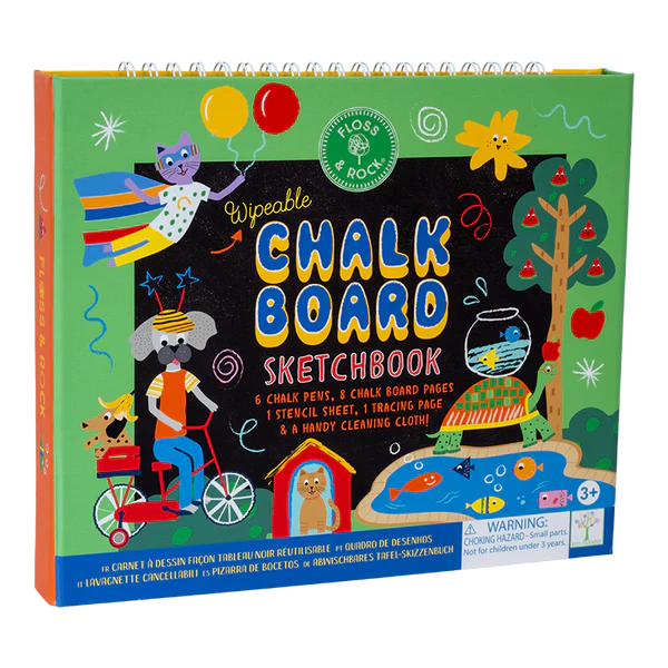Click to view product details and reviews for Floss Rock Chalk Board Sketchbook Pets.