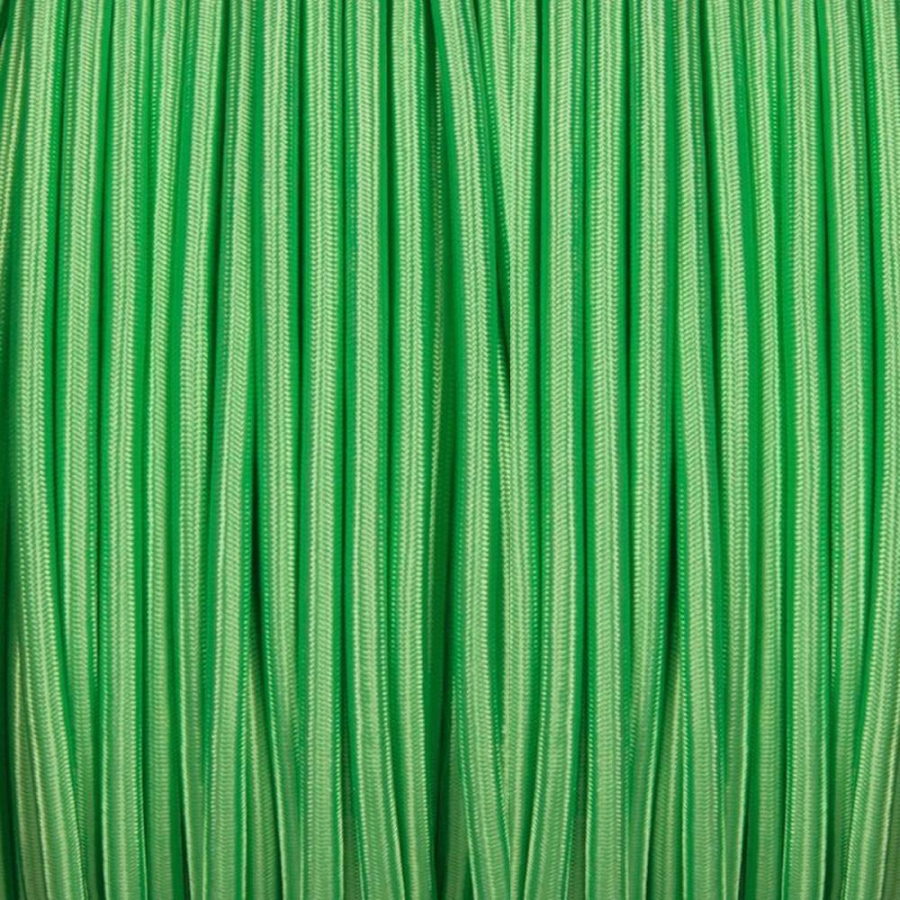 Click to view product details and reviews for 10m 3 Core Round Vintage Braided Fabric Light Green Cable Flex 075mm4615.
