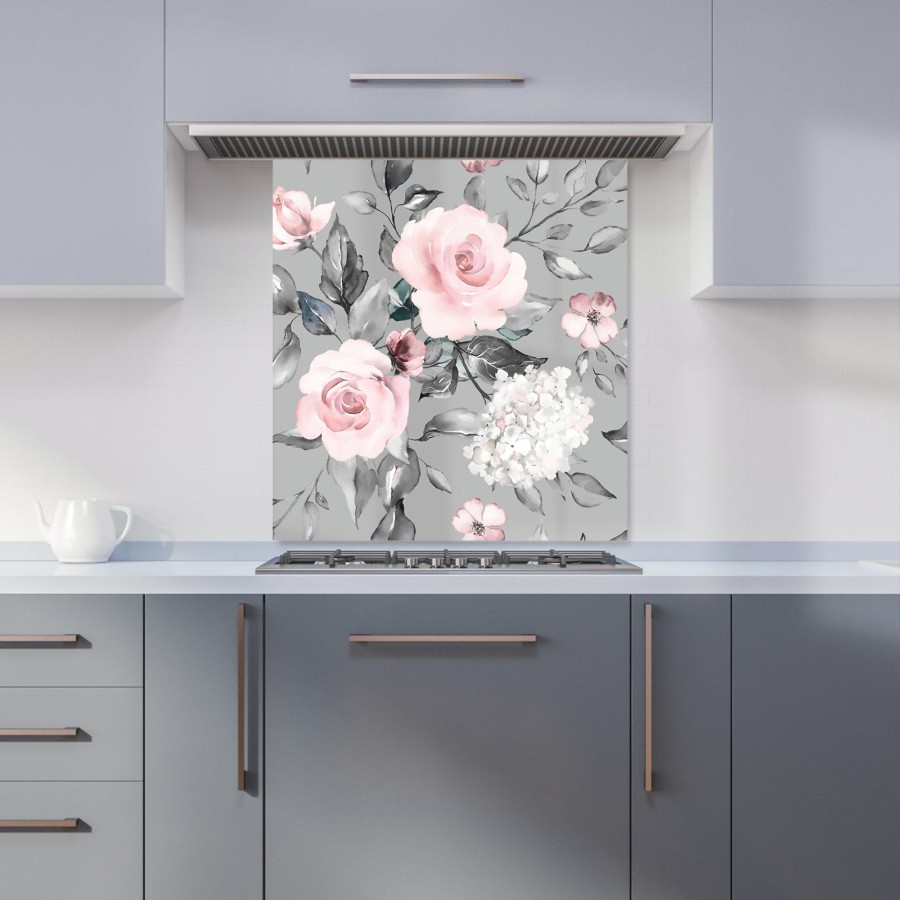 Click to view product details and reviews for Dusty Pink Roses Kitchen Splashback W700mm X H750mm.
