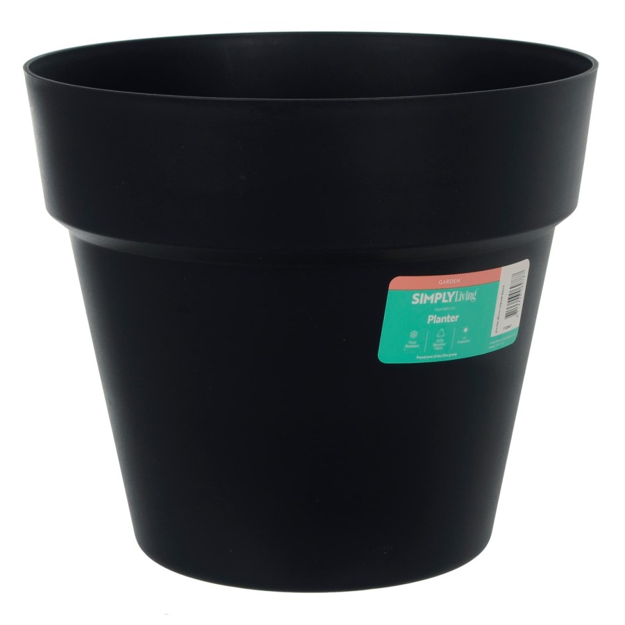 Click to view product details and reviews for Simply Living Round Planter Basic Plant Pot 100 Recycled Plastic 30cm Terracotta.