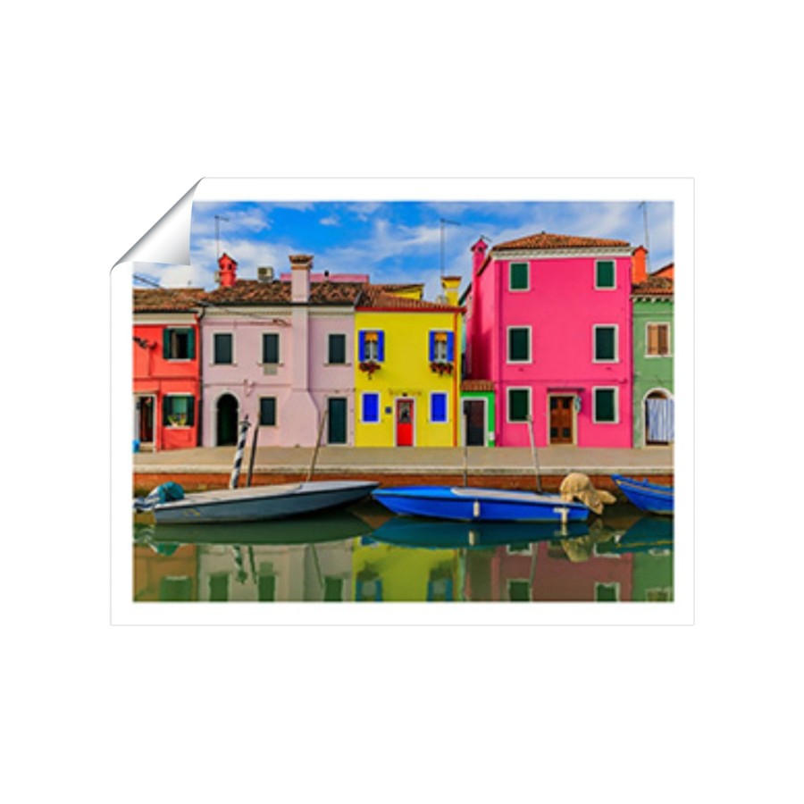 Click to view product details and reviews for Bright And Colorful Houses In Burano Island Art Prints 8 X 10 No Frame.