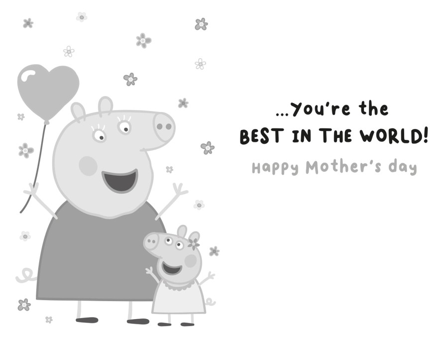 Peppa Pig 'Grandma' Mother's Day Card Cazaar