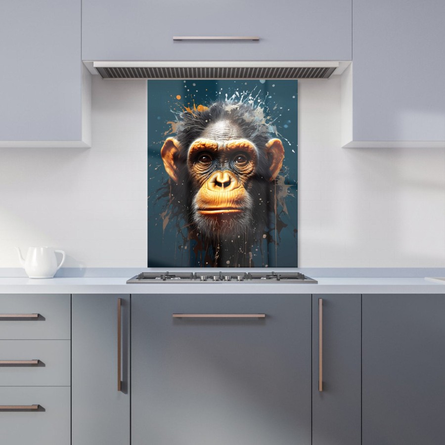 Click to view product details and reviews for Splashart Realistic Monkey Face Kitchen Splashback W600mm X H750mm.