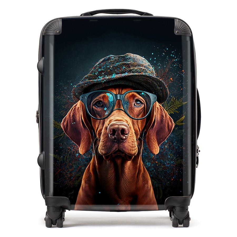 Click to view product details and reviews for Hungarian Vizsla Dog Splashart Suitcase Large.